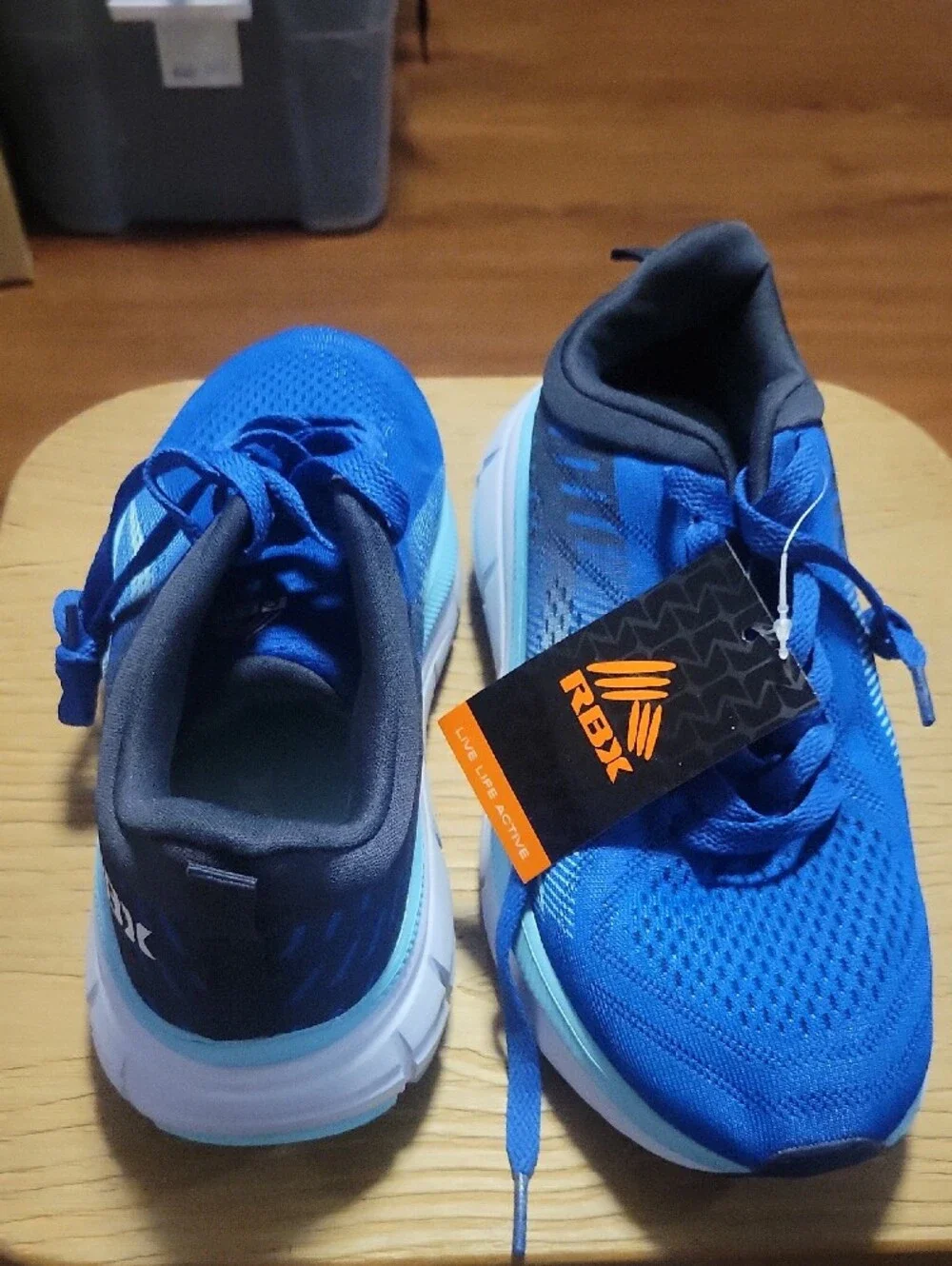 RBX Kids Blue Athletic Sneakers with White Sole